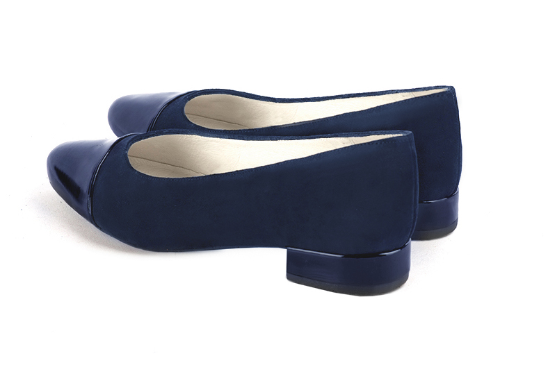 Women's  dress ballet flats, with low heels. .  - Rear view
